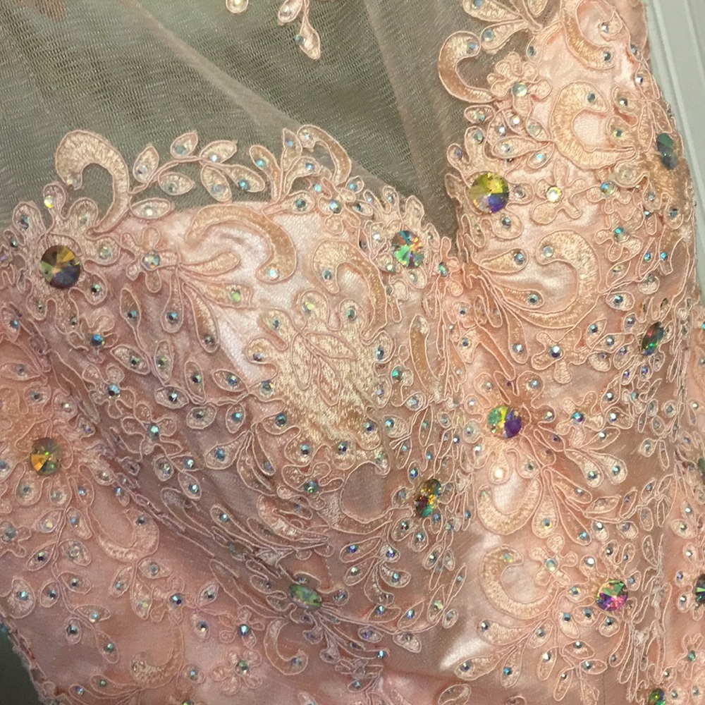 Blush/ pink pageant and prom dress